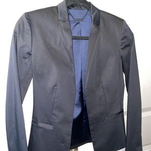 Blazer with Matte Satin Finish